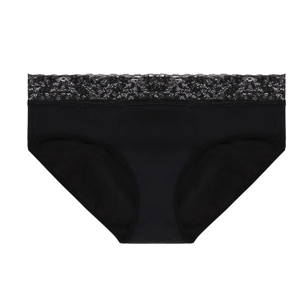 Bamboo Fiber Menstrual Panties Lace - Ecoimpakt